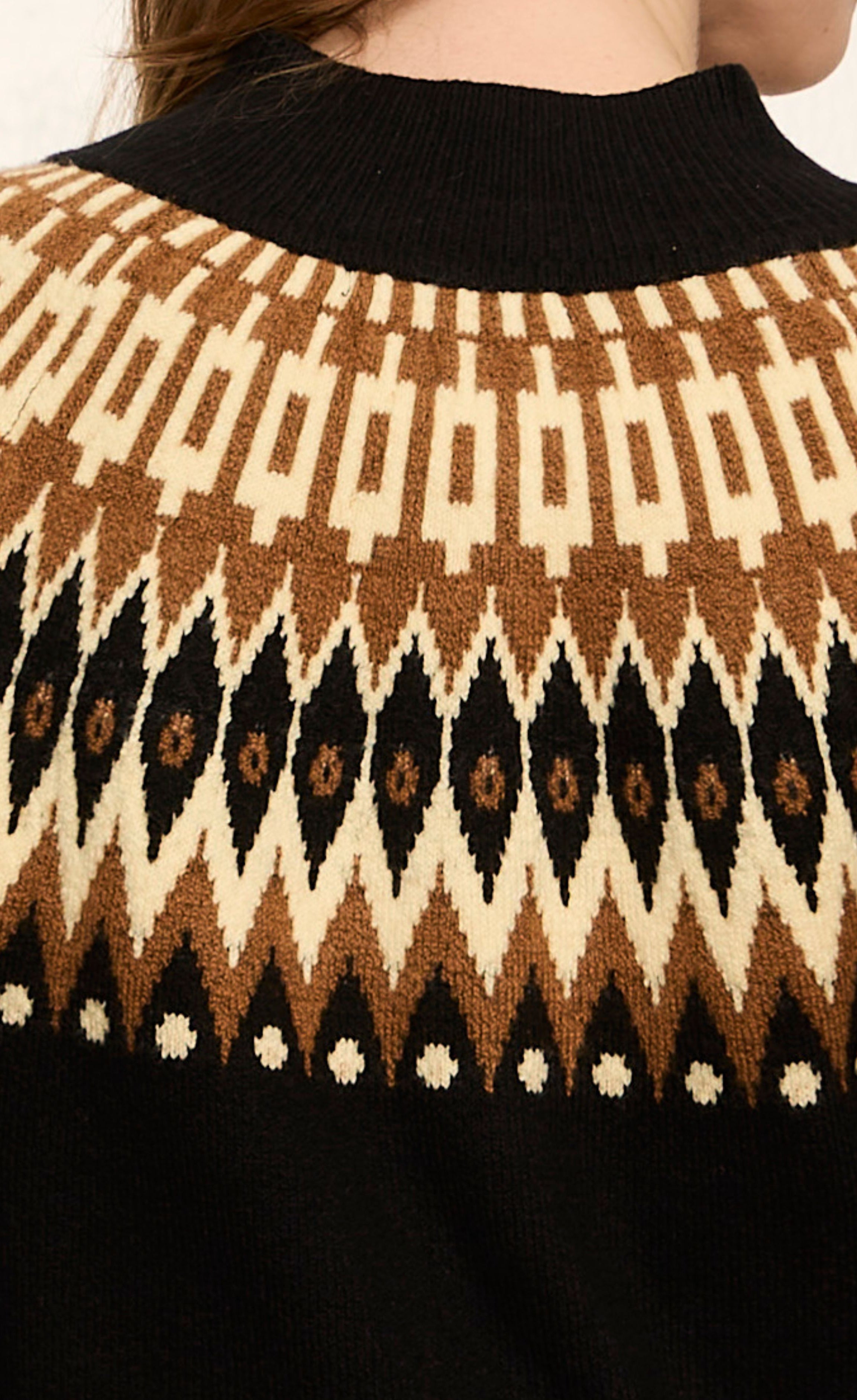 FAIRISLE ZIP UP