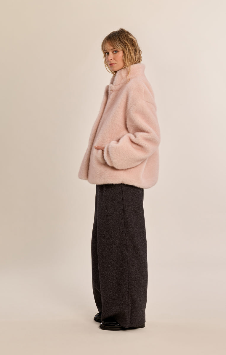 LADIES WOVEN COAT