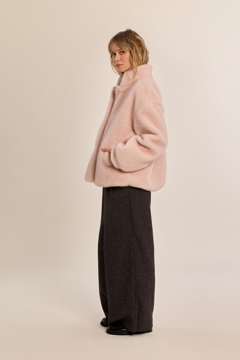 LADIES WOVEN COAT