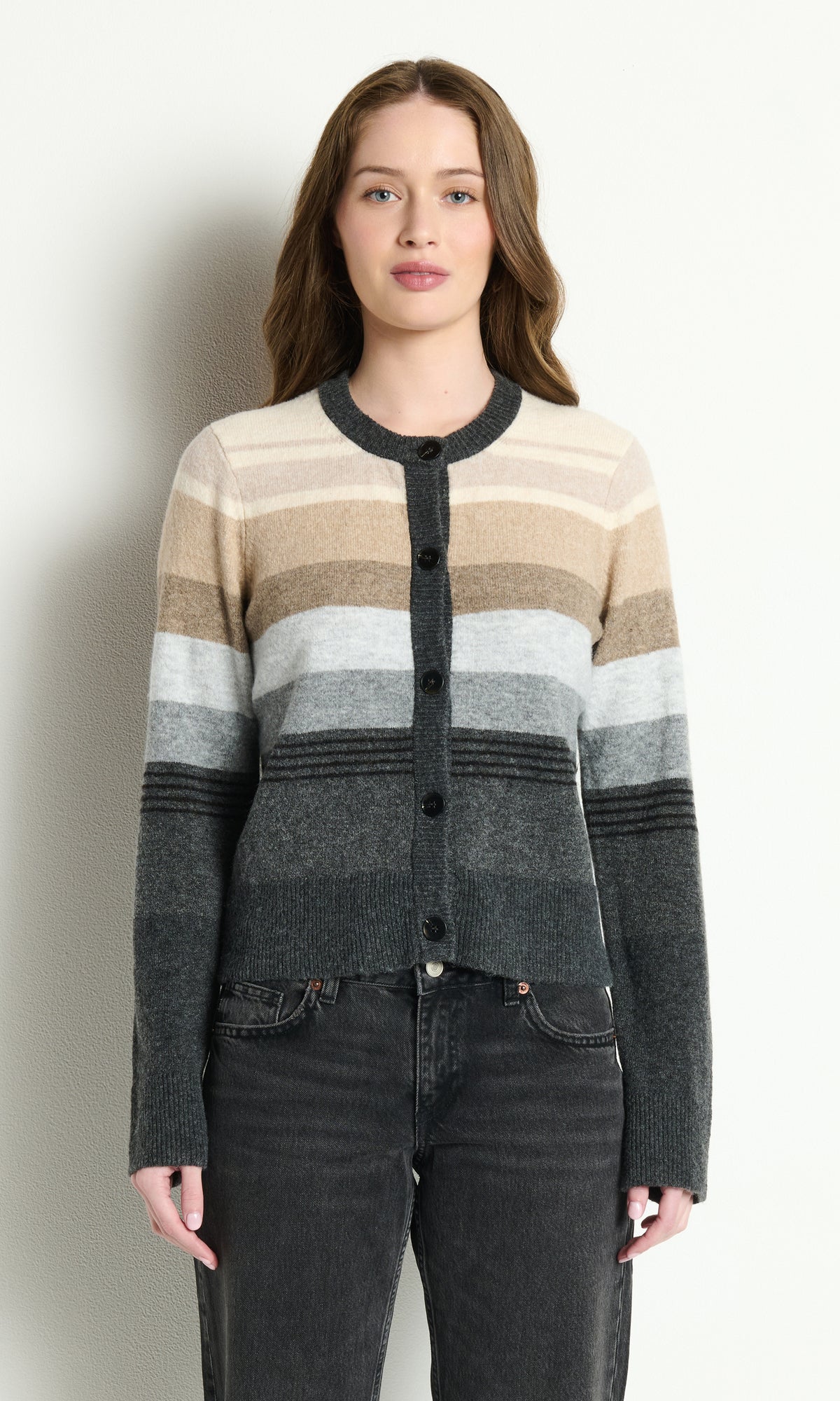 IRENE CREW NECK L/S CARDIGAN