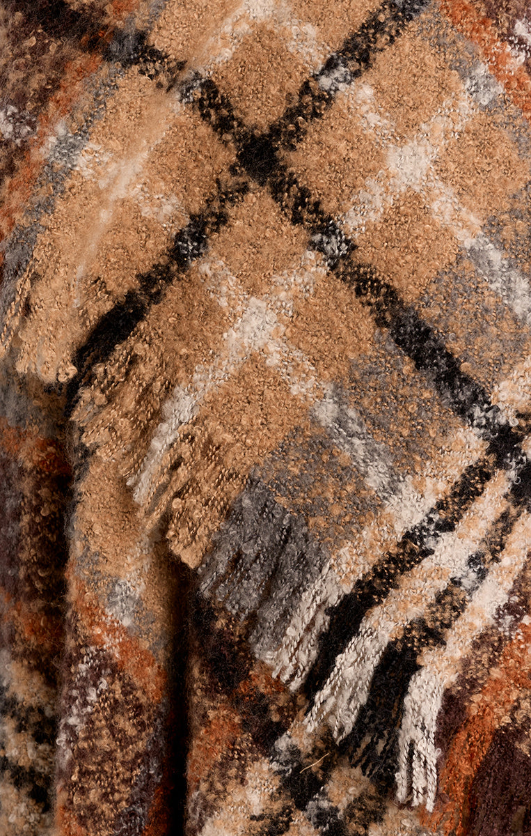 LADIES WOVEN PONCHO