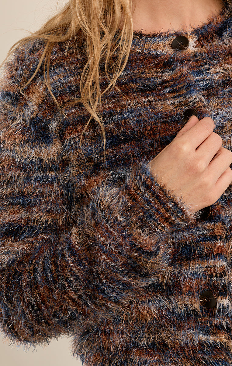LADIES KNITTED CARDIGAN