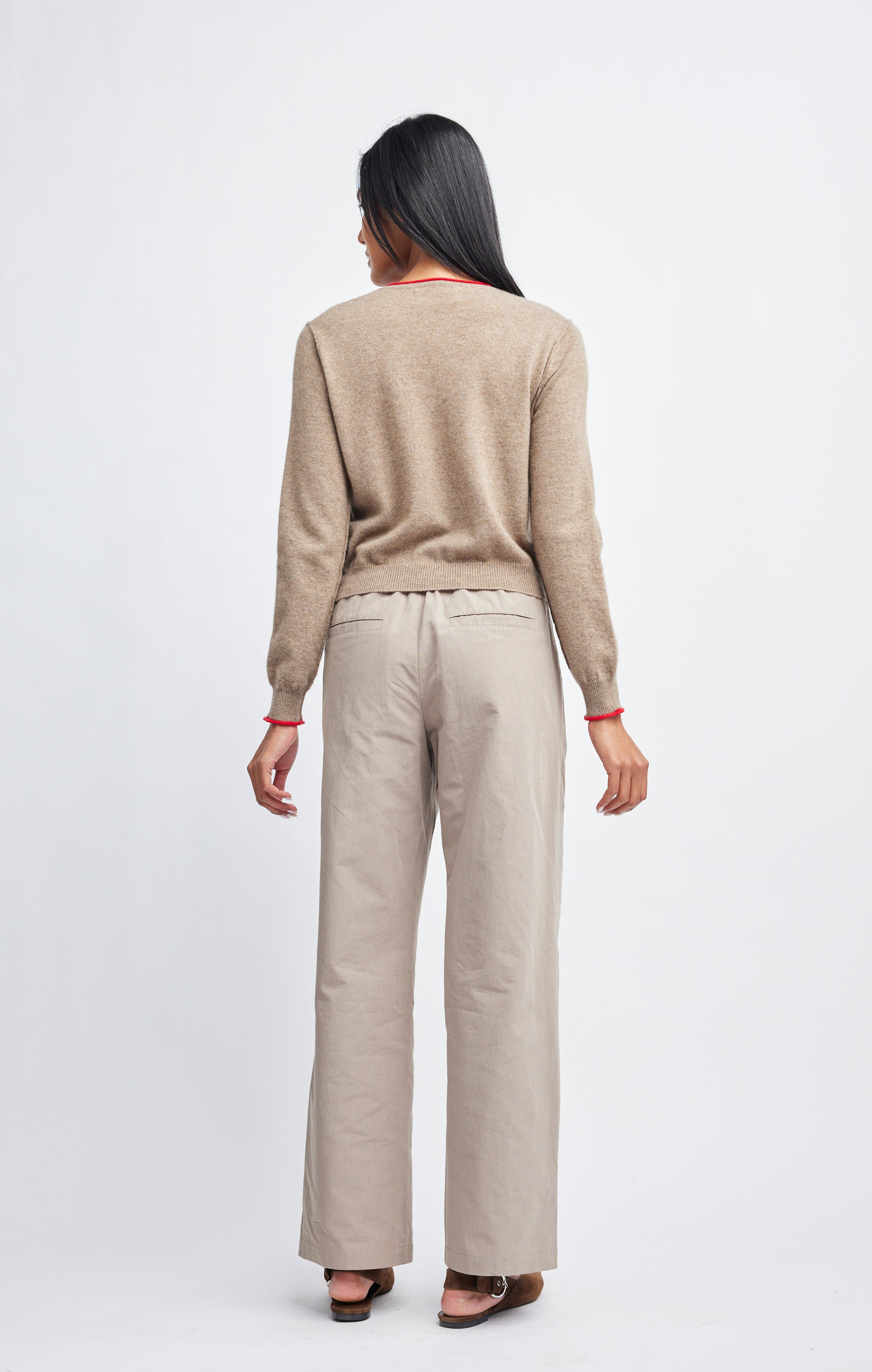 Willow Crew Shrunken Cashmere Sweater