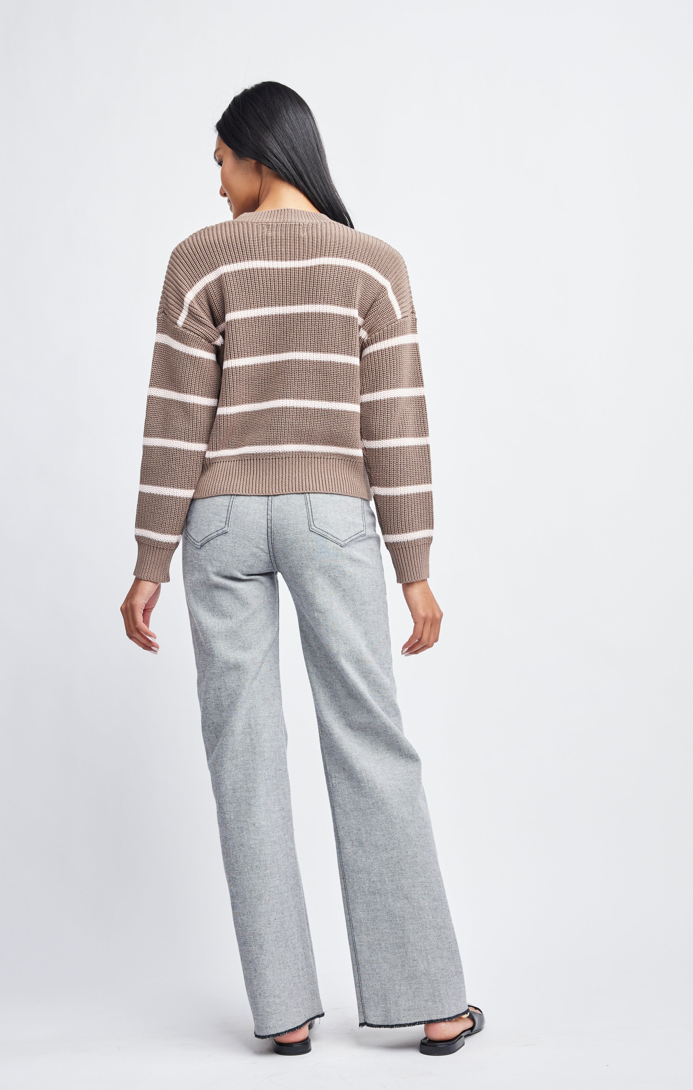 Siobhán, Crew L/S Crop Sweater