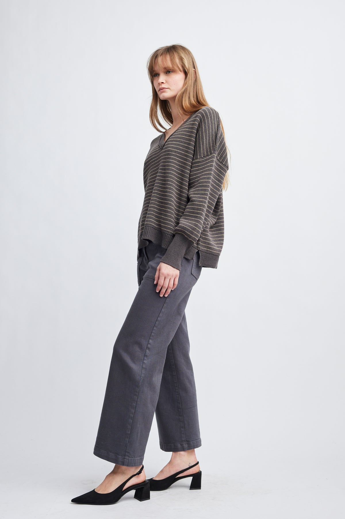Daisy V-Neck Oversized Sweater