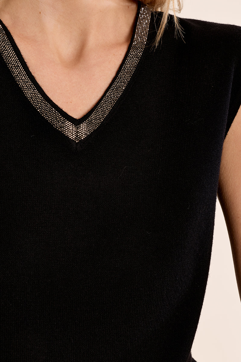 LADIES KNITTED TANK TOP