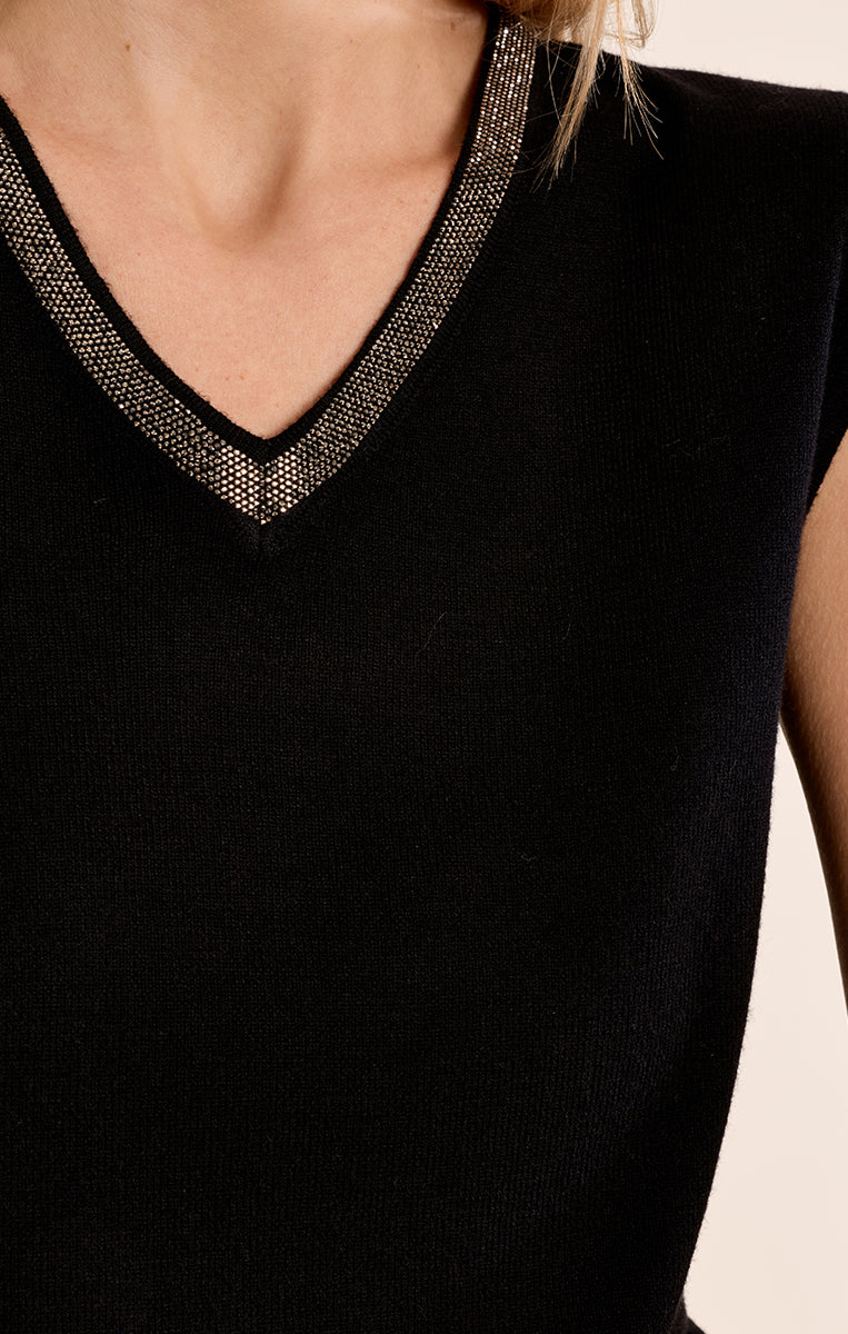 LADIES KNITTED TANK TOP