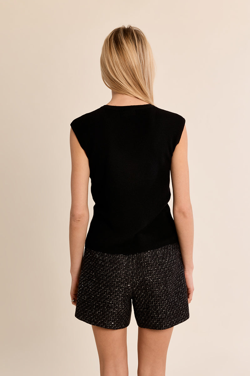 LADIES KNITTED TANK TOP