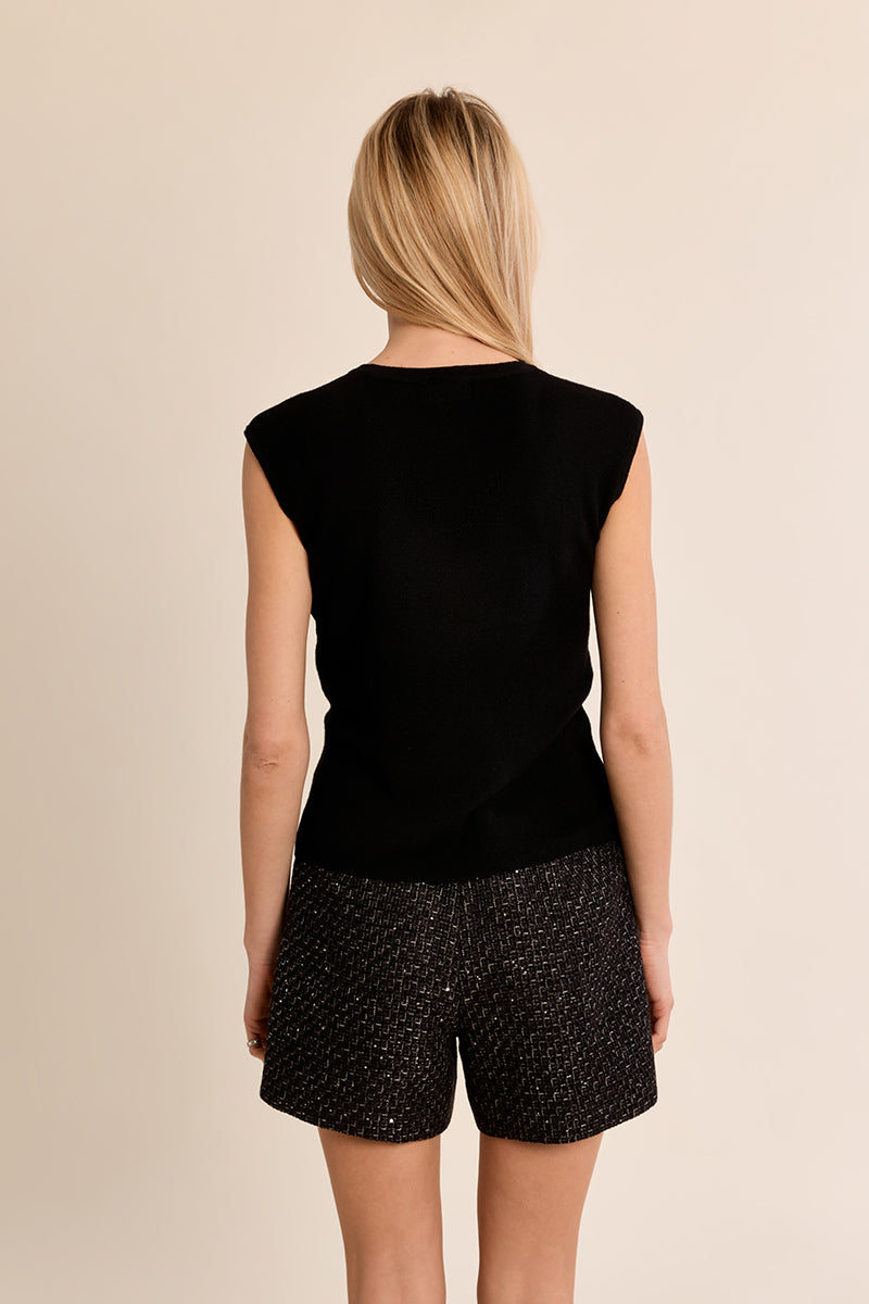 LADIES KNITTED TANK TOP