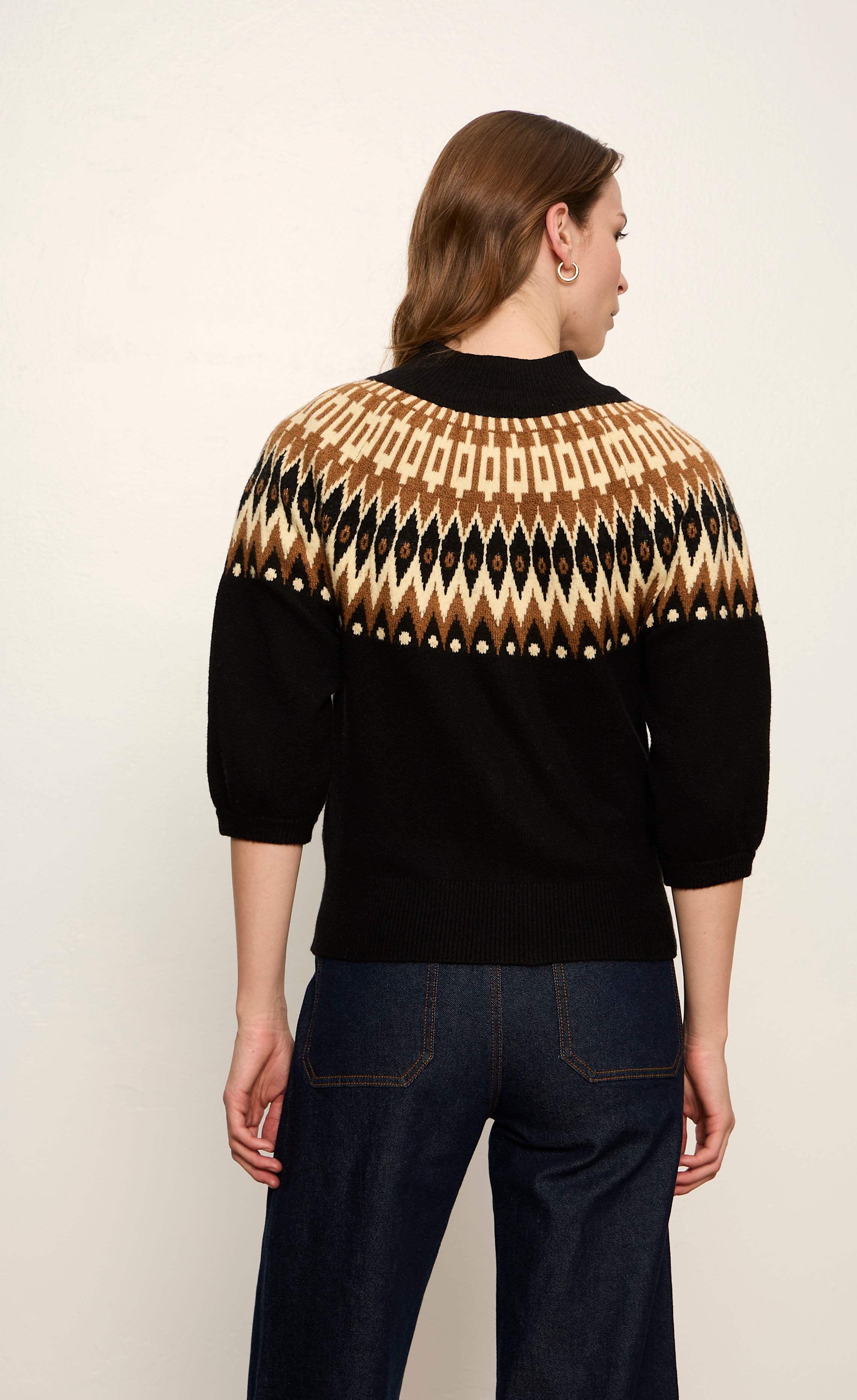 FAIRISLE ZIP UP