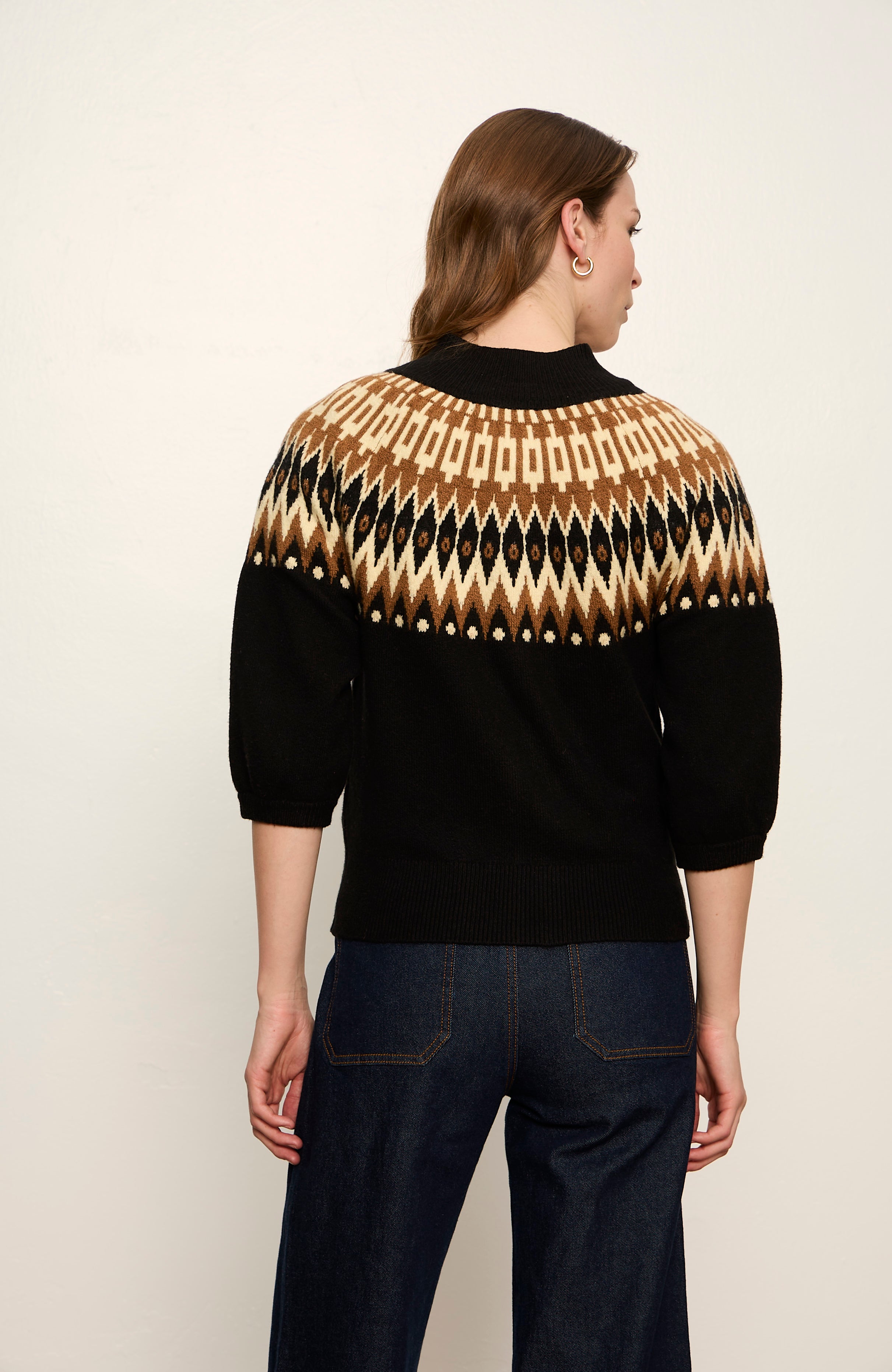 FAIRISLE ZIP UP