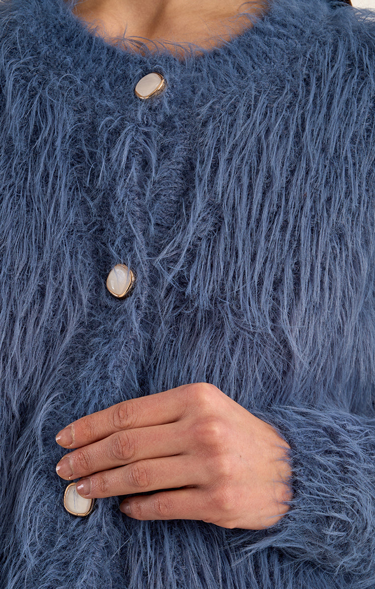 LADIES KNITTED CARDIGAN