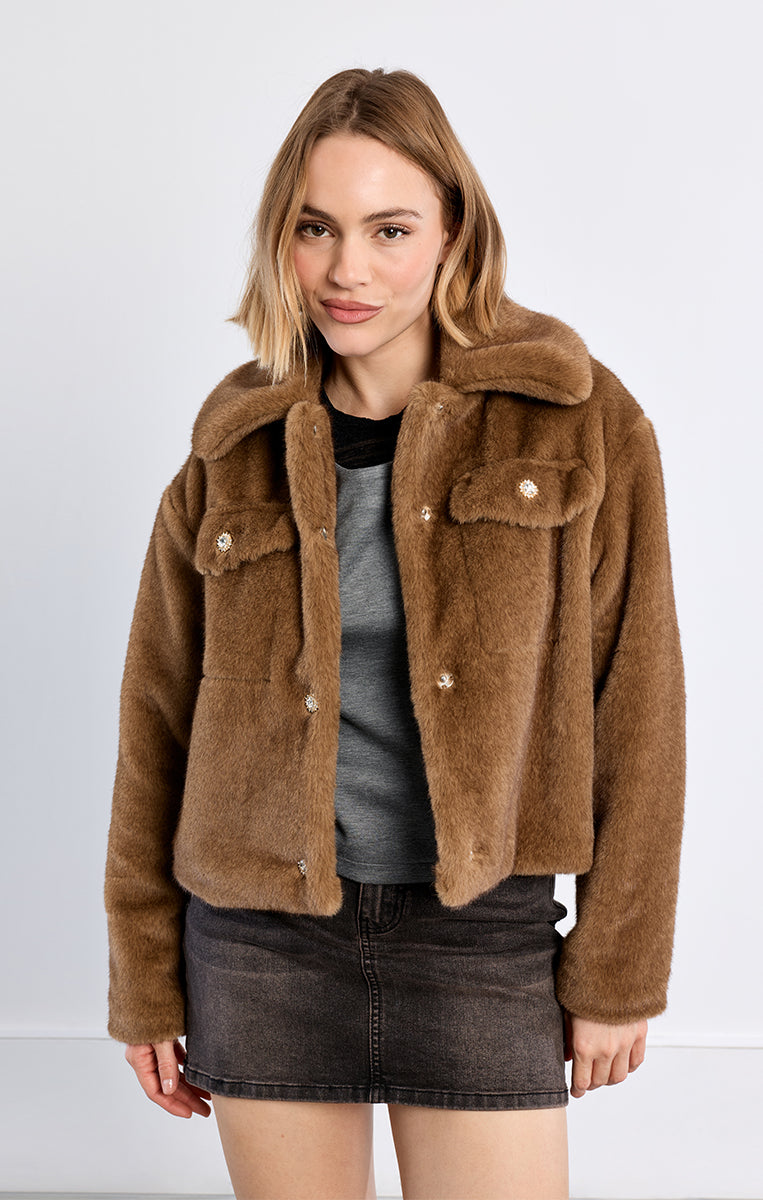 YOUNG LADIES WOVEN COAT