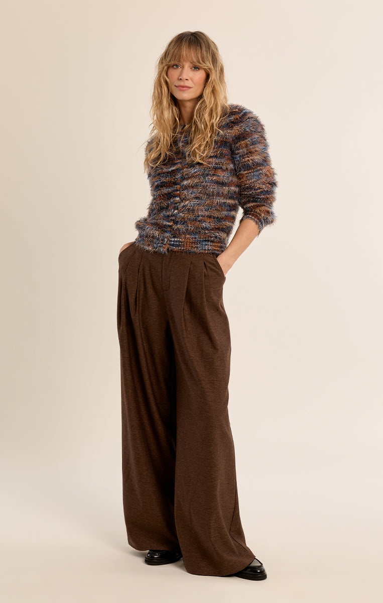 LADIES KNITTED CARDIGAN