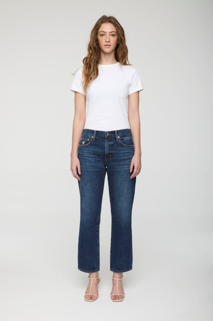 ISSA ANKLE MID RISE RELAXED ANKLE STRAIGHT