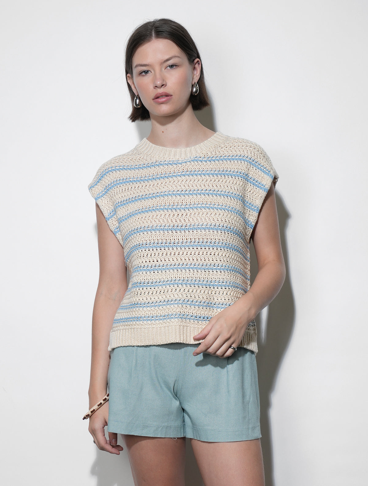 Solana Boxy Sweater Top