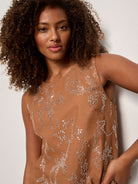 BETTER PLACE EMBELLISHED DRESS