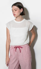 Natalia Sheer Bubble Sweater Top