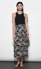 Sailor Pleat Detail Mdi Skirt
