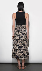 Sailor Pleat Detail Mdi Skirt