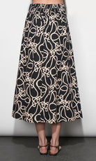 Sailor Pleat Detail Mdi Skirt