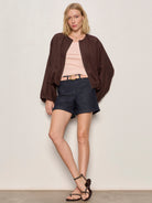 LINEN BUBBLE JACKET