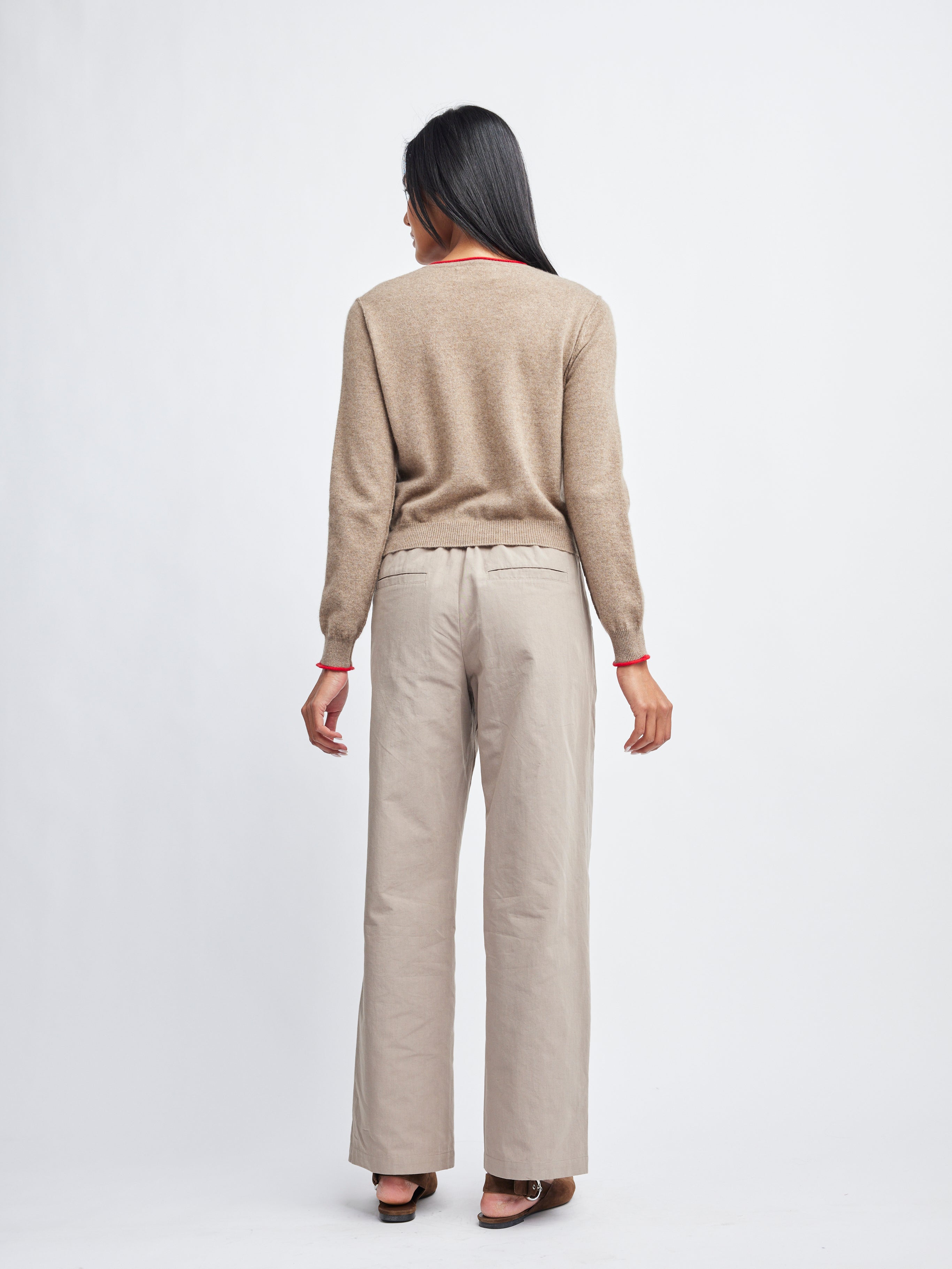 Willow Crew Shrunken Cashmere  Sweater