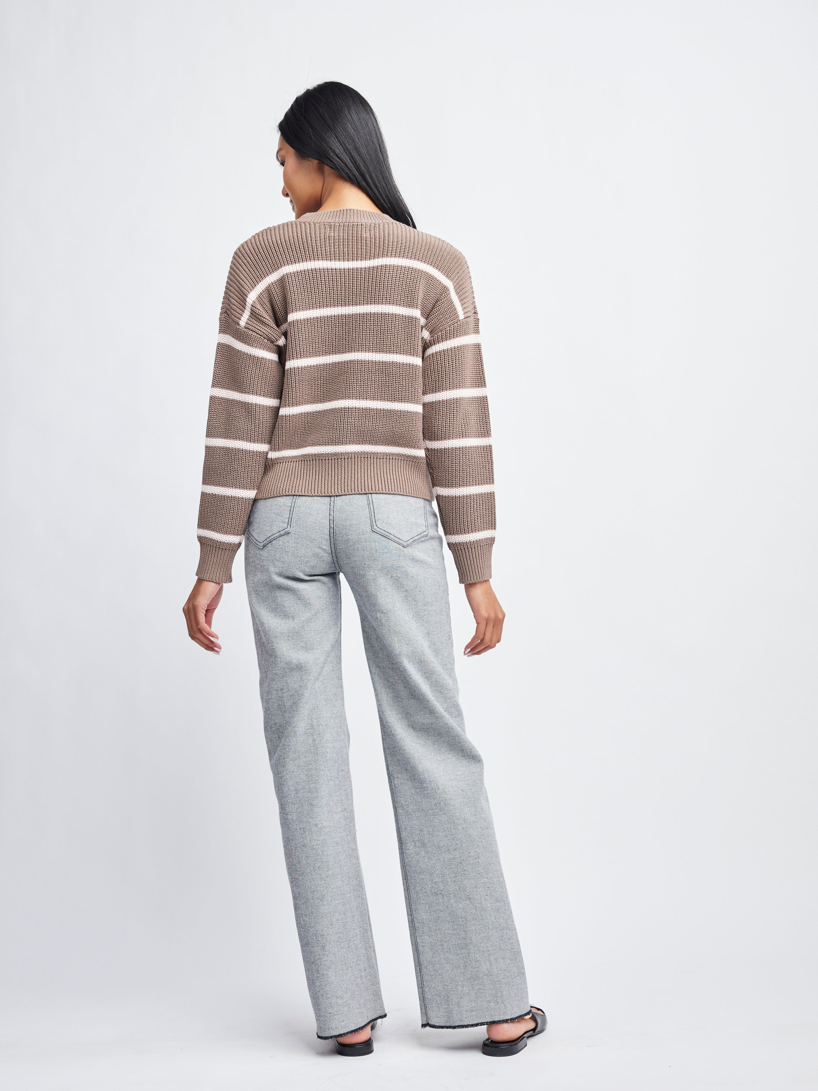 Siobhán, Crew L/S Crop Sweater