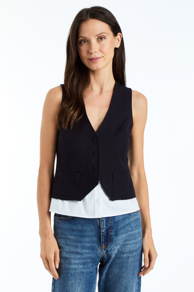 トップス amachi. 23SS Loose Neck Paesina Vest トップス amachi
