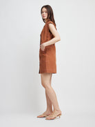 Ailany Buttoned Front Mini Dress