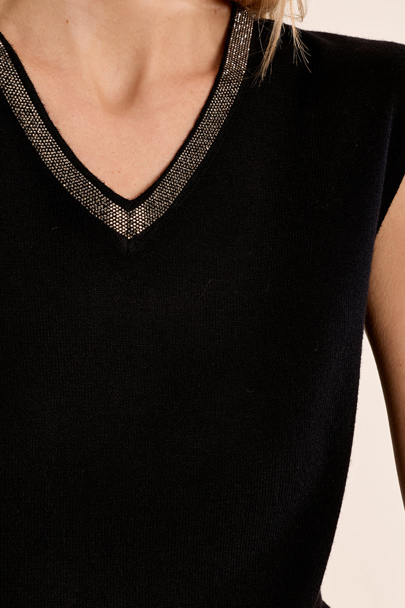 LADIES KNITTED TANK TOP