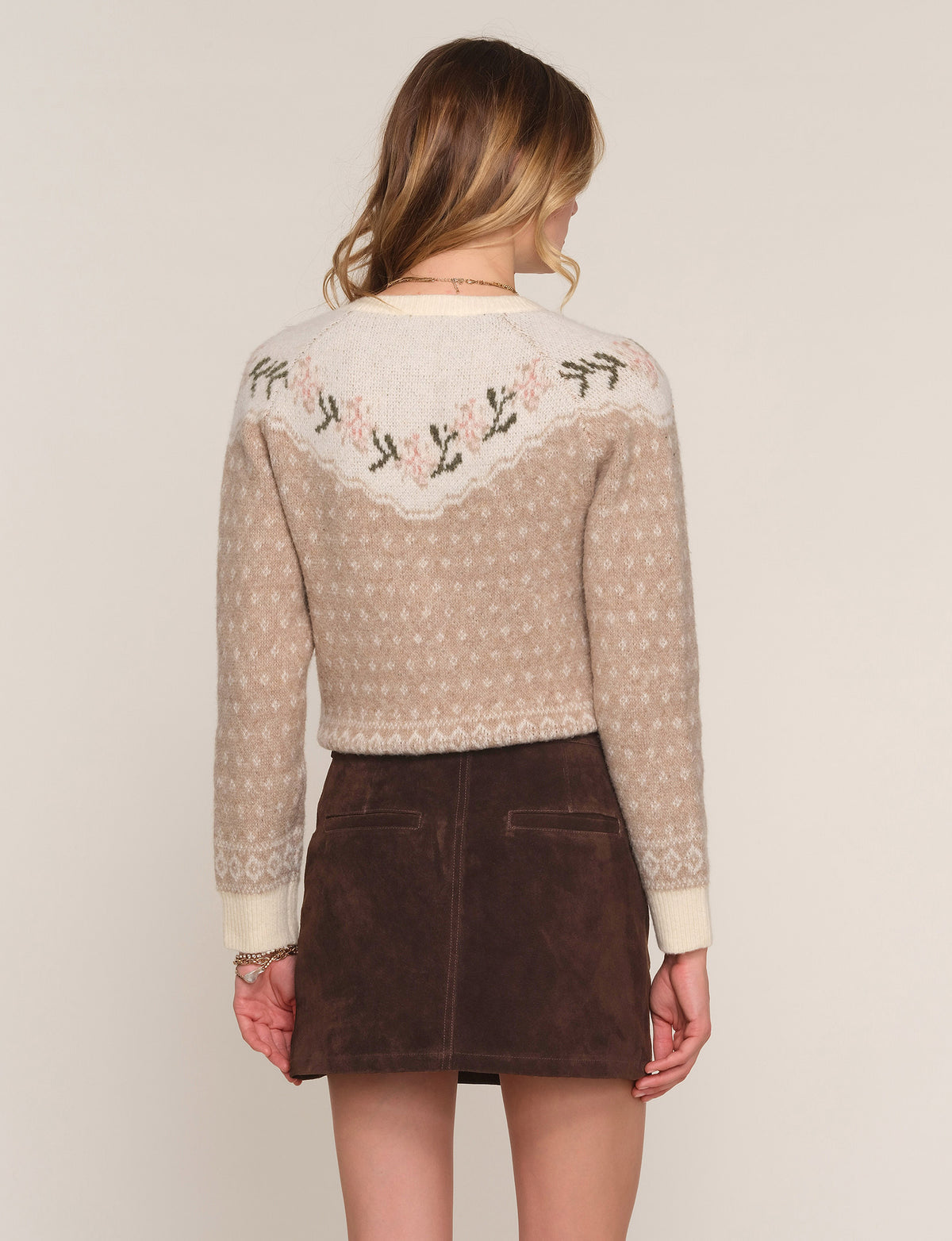jina suede skirt