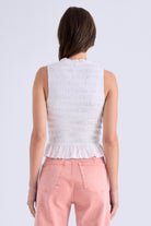 PHOEBE SMOCKED TANK