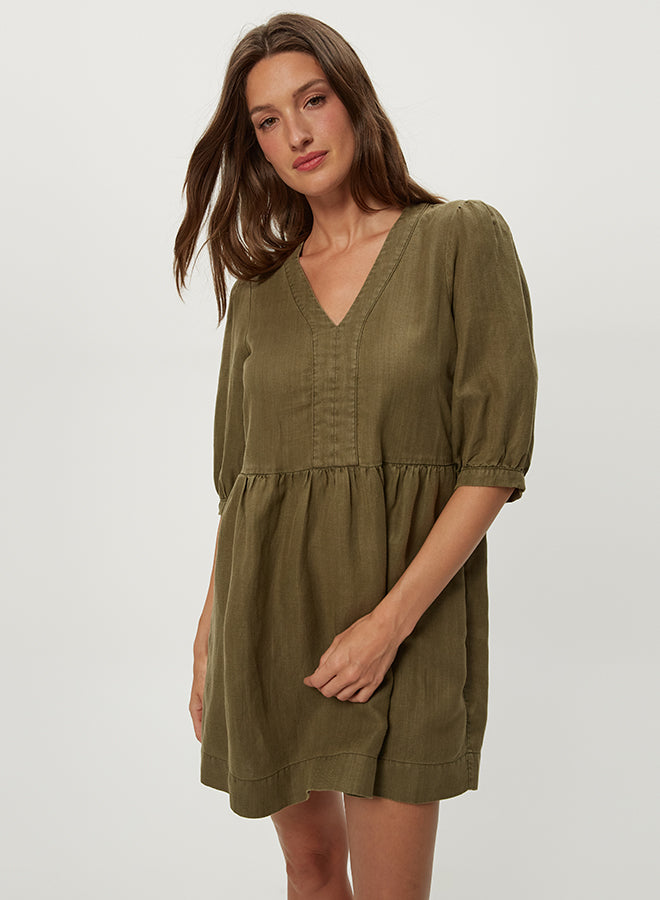 BRIELLE 3/4 SLEEVE MINI DRESS