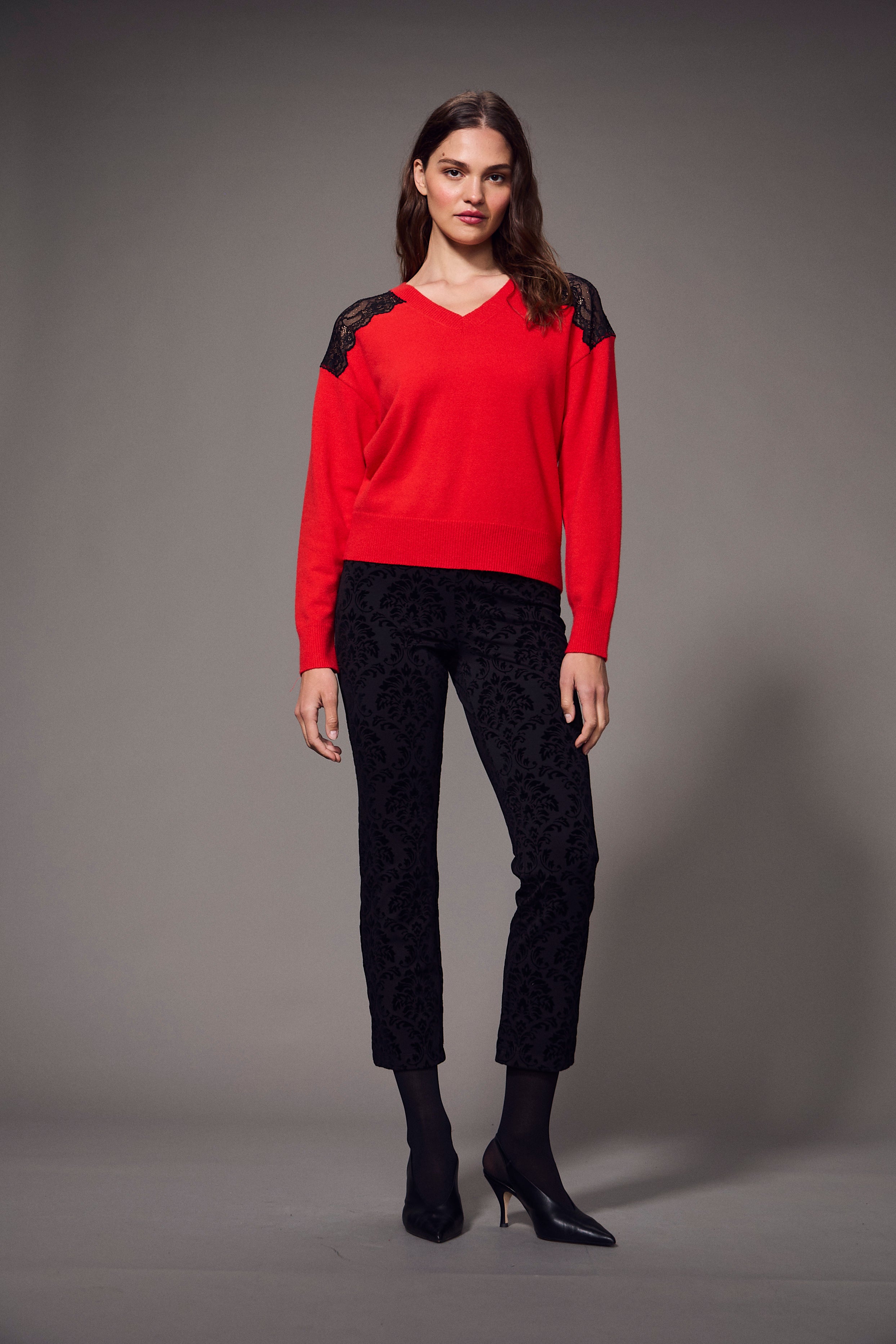 DEMY FLOCKED CARNABY