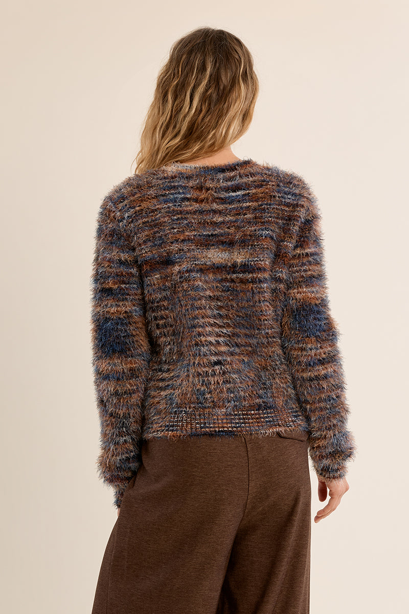LADIES KNITTED CARDIGAN