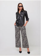 Anna Faux Leather Shirt