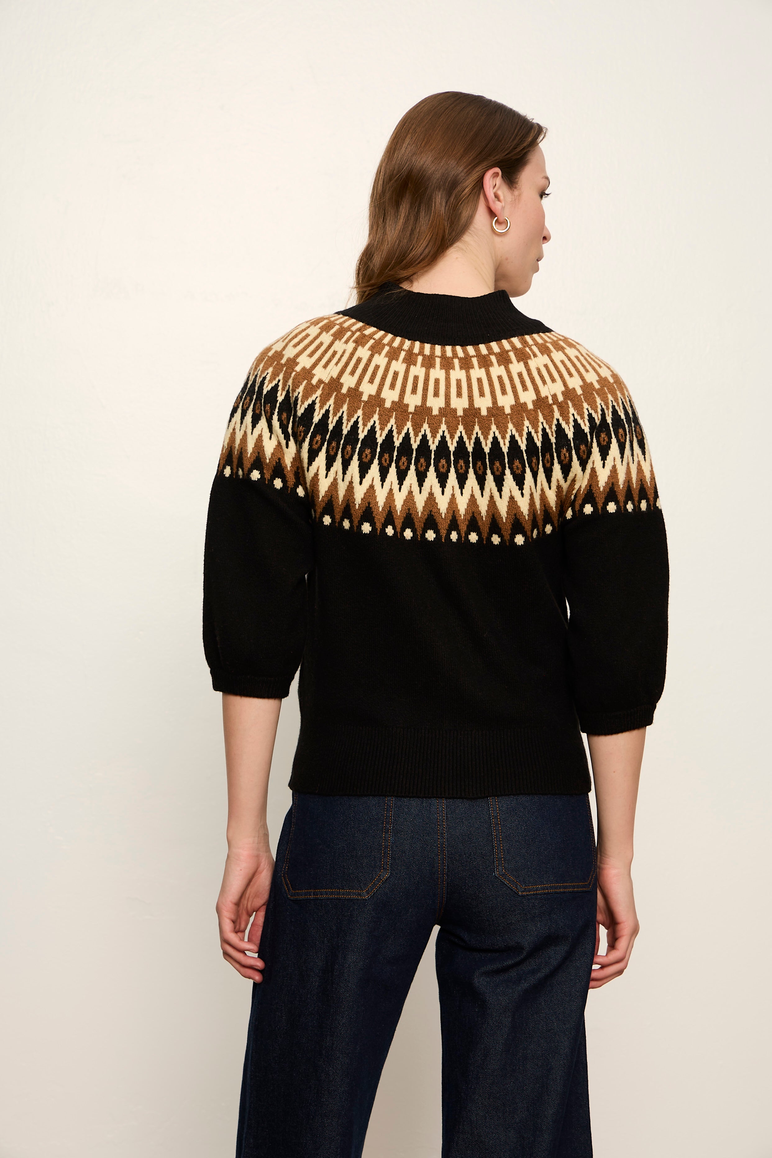 FAIRISLE ZIP UP