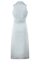 LONG ELLIS DRESS PASTEL STRIPE