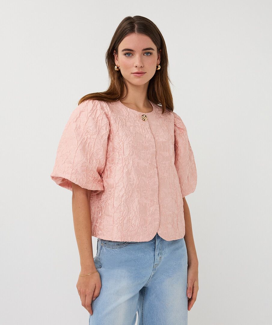 JACQUARD BALLOON TOP – ENAZ JACQUARD BALLOON TOP – ENAZ
