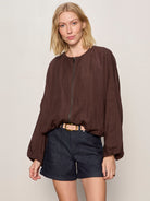 LINEN BUBBLE JACKET