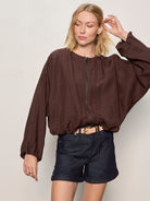LINEN BUBBLE JACKET
